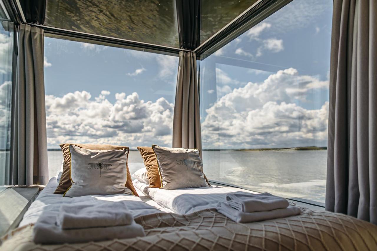 Grand Ht Houseboats - Domki Na Wodzie - Sauna, Jacuzzi, Kominek Großmöllen Exterior foto