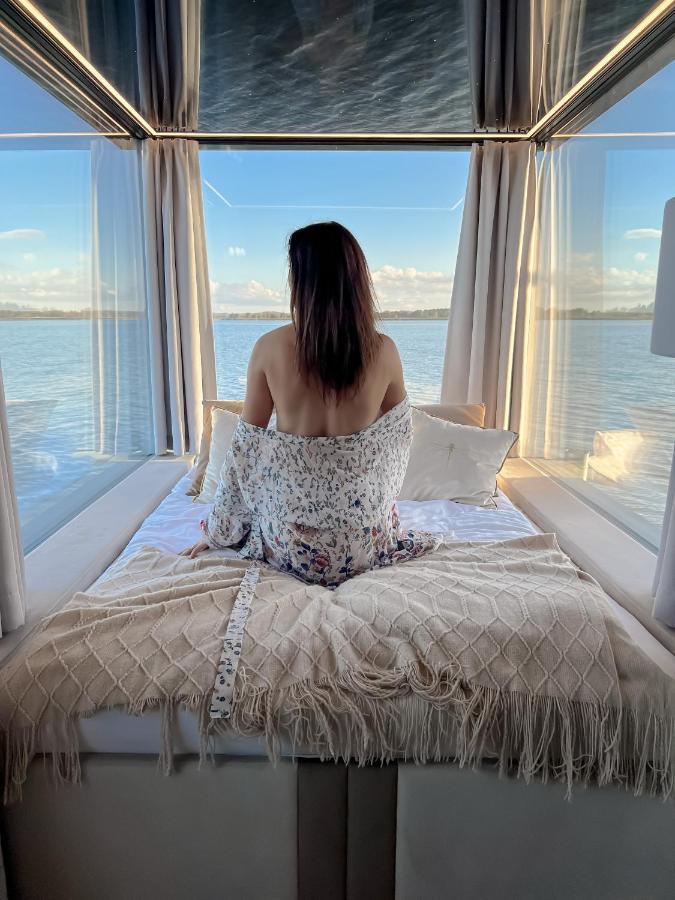 Grand Ht Houseboats - Domki Na Wodzie - Sauna, Jacuzzi, Kominek Großmöllen Exterior foto