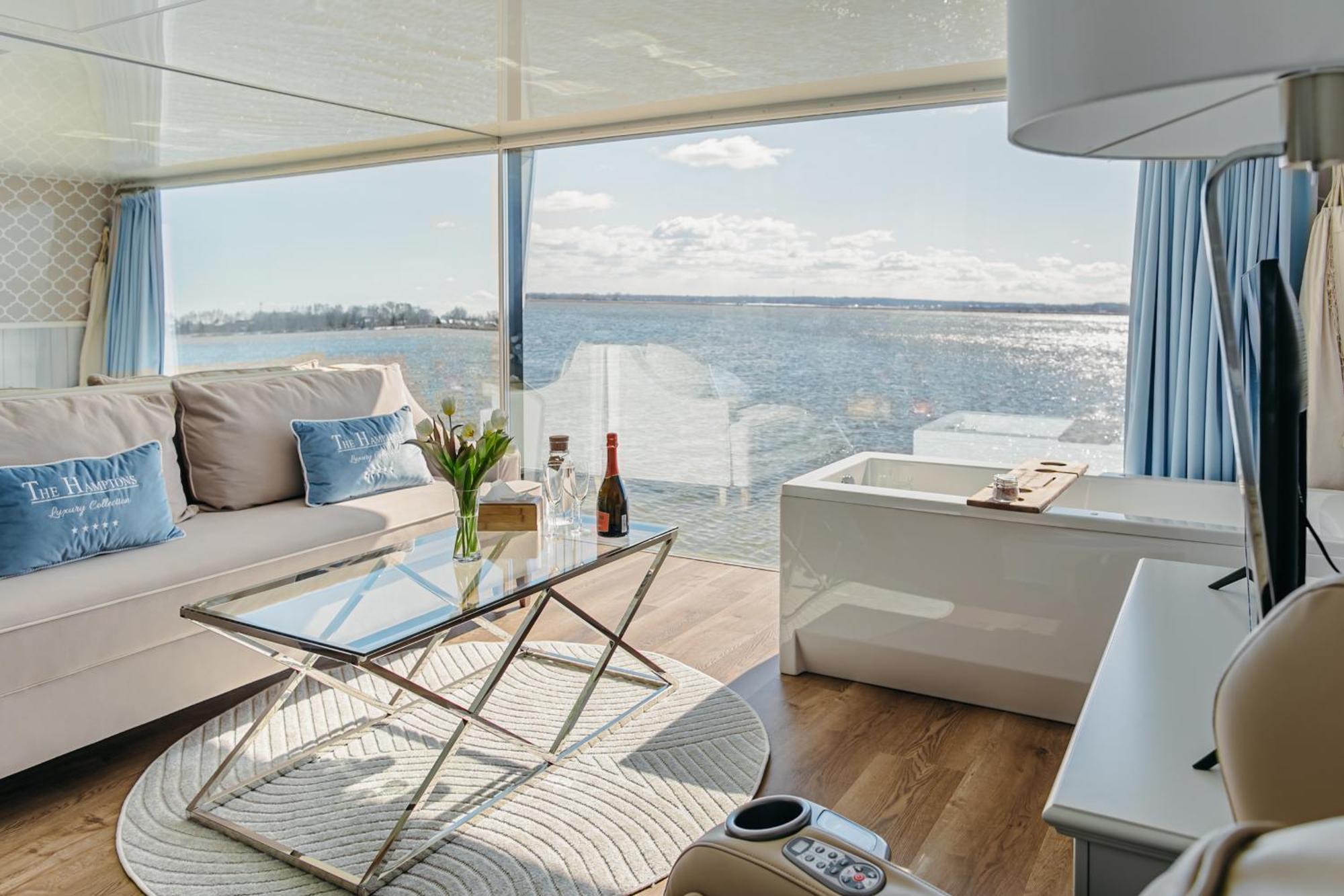 Grand Ht Houseboats - Domki Na Wodzie - Sauna, Jacuzzi, Kominek Großmöllen Exterior foto